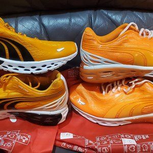 Lot of 2 NEW PUMA Sneakers MEN'S 8.5 Orange (or 1 pair for $20)